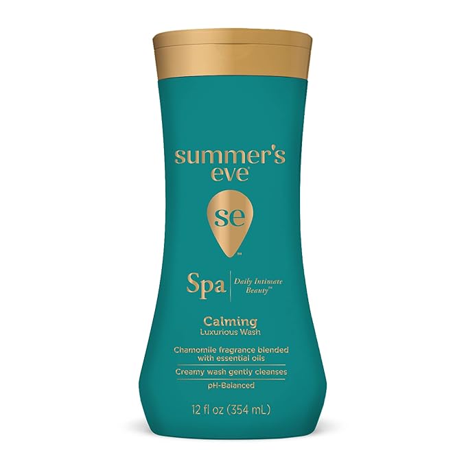 Summer's Eve Spa Calming Daily All-Over Feminine Wash, 12 Fl Oz, pH Balance Feminine Wash Formulated to Remove Odor