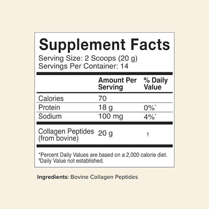 Great Lakes Wellness Collagen Peptides Powder – Supports Skin, Hair, Nails, Joints & Digestion – Hydrolyzed, Quick Dissolve, Non-GMO, Keto & Kosher – Pure Collagen Protein (10 oz, 14 Servings)