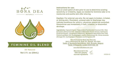 Feminine Spray for Women – All Natural Yoni Oil Deodorant & Moisturizer, Organic Essential Oils, Chemical-Free, Sensitive Vaginal Care | 2 oz Spray