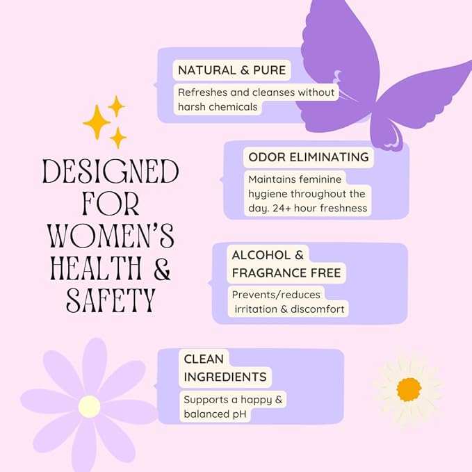 Fresh One Feminine Wipes - Natural pH Balanced Intimate Wipes for women | Soothing, Gentle Cleansing | Feminine Hygiene Wipes for Sensitive Skin, Personal Care, & Daily Use