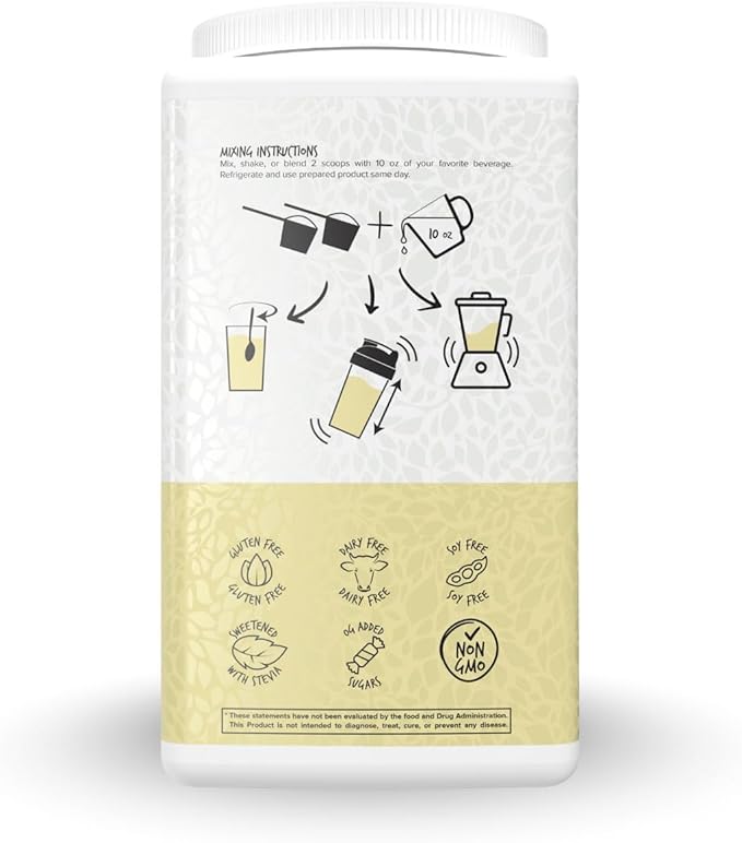 Portions Master Keto Body Protein Peptides Low Carb Keto Protein Powder with MCT Oil Peptides Fiber Vitamins Minerals (720g, Vanilla Cream)