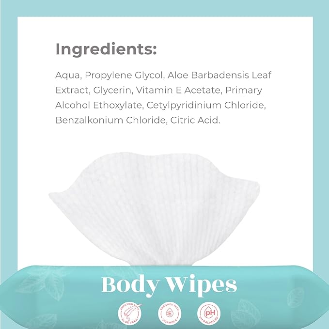 Body Wipes - (14 Pack) - 140 XL Bath Wipes for Adults No Rinse, Adult Wipe for Elderly - Body & Face Gentle Skin Cleansing, Shower Wipe Bathing for Travel, Elderly, Car, Gym, Camping (8x12 Inch)