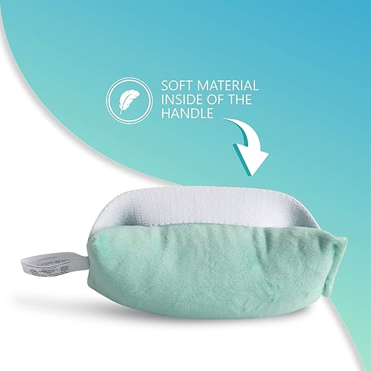NYOrtho Hand Contracture Cushion 6" x 3" - 2-Pack Palm Grips for Stroke Recovery & Orthopedic Support - Latex-Free, Odor-Control, Sweat-Resistant, Machine Washable Palm Protector with Elastic Strap