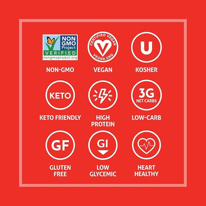The Only Bean Crunchy Roasted Edamame Snack (Sriracha), High Protein Snacks (13g) Healthy Protein Chips, Keto Friendly Food (2g Net), Plant-Based Vegan Snacks, Office Snacks, Spicy Snack, 4oz (3 Pack)