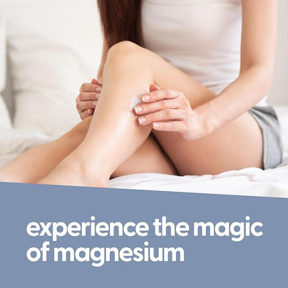 Unscented Magnesium Lotion for Sleep & Leg Cramps, Suitable for Sensitive Skin, Helps with Muscle Relaxation, Soothes Tired Legs & Foot Aches and Supports Restful Nights, 8 fl oz by M3