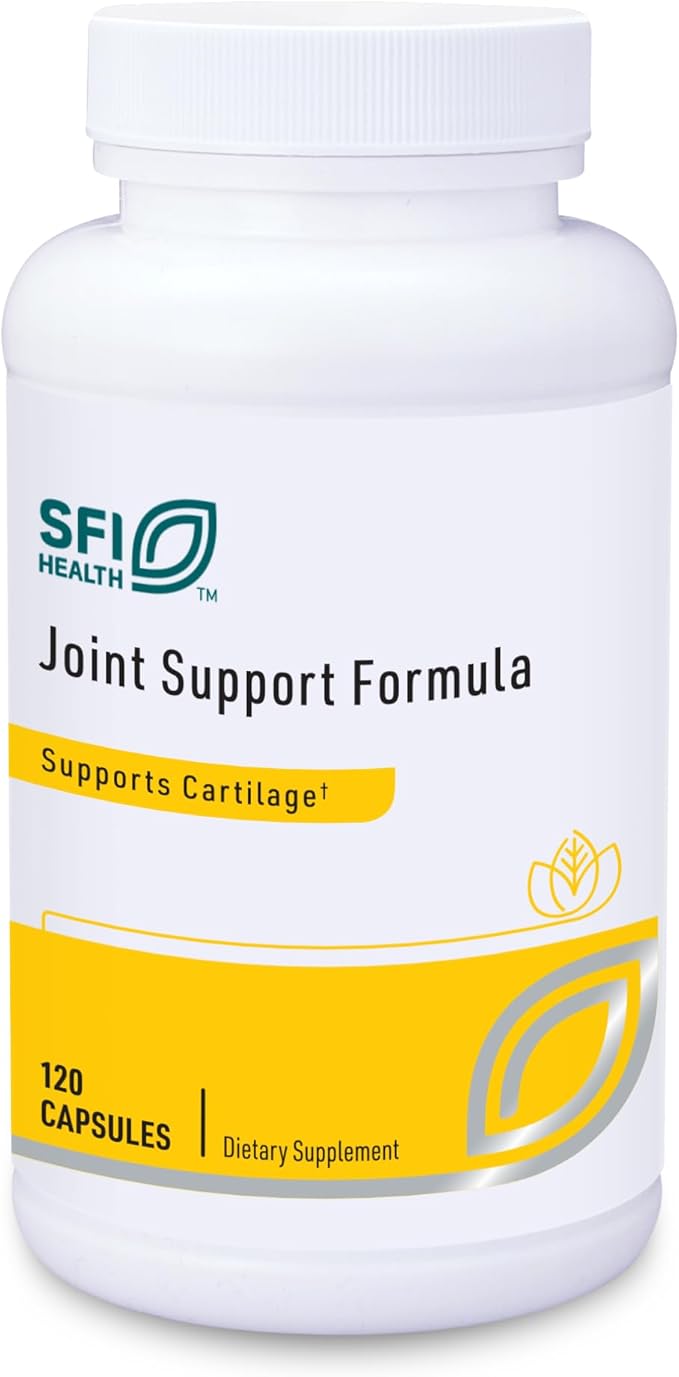 Klaire Labs SFI Health Joint Support Formula - Joint Recovery & Cartilage Production Blend with Hydrolyzed Collagen, Chondroitin & Hyaluronic Acid (120 Capsules)