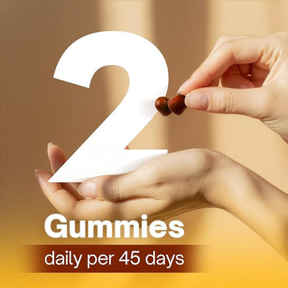 90 Black Seed Oil Gummies | 500mg Cold-Pressed Black Seed Oil, Amla, Bamboo, Fo-Ti, Nettle Leaf, Gotu Kola Extract | Vegan, Non-GMO Gummies | Hair, Skin & Nail Nourishment | Pomegranate Flavor