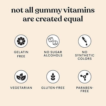 Premium Feminine Balance Gummies - for Women’s Health & Wellness - Immune Support - Vegan, Gluten-Free - Hawaiian Pineapple - 60 Gummies - 30 Servings
