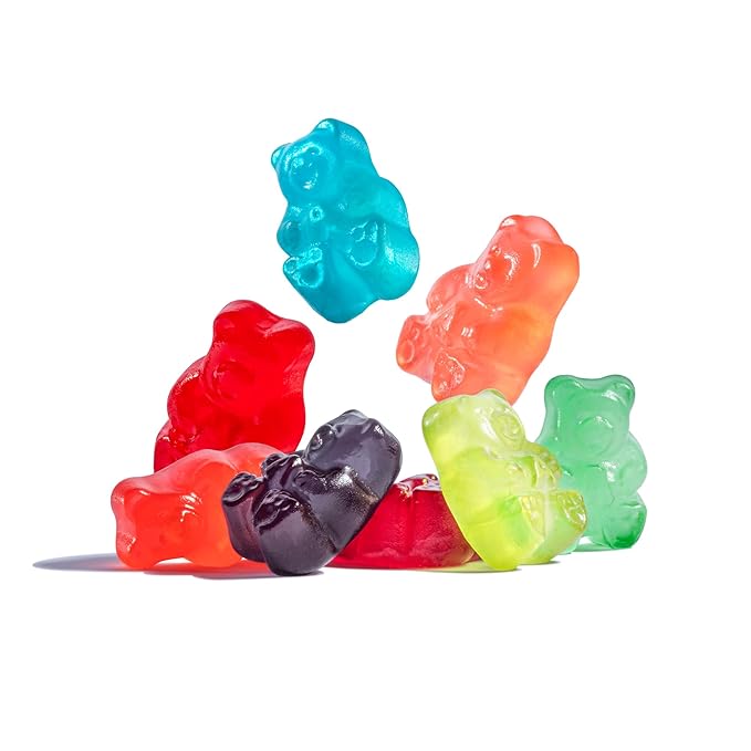 Albanese World's Best Berry Flavored Gummi Bears, 9oz Bags of Candy, Individually Wrapped Pack of 6