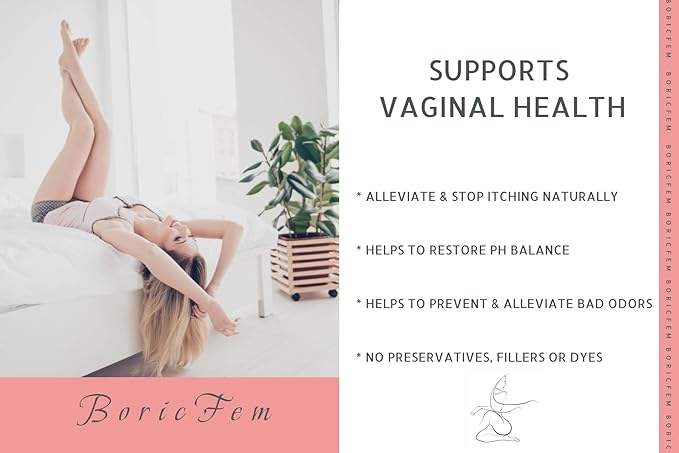 N'More Boric Acid Vaginal Suppositories - 100% Pure Made in USA - Boricfem Support Vaginal Health (One) (30 Serving, Boricfem with Applicator)