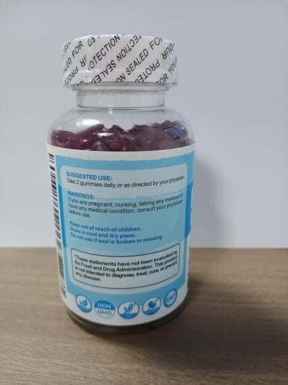ElevateLife Creatine Monohydrate Gummies for Men & Women, Chewables Creatine Monohydrate for Muscle Strength, Muscle Builder, Energy Boost, Pre-Workout Supplement(90 Count)-Blueberry