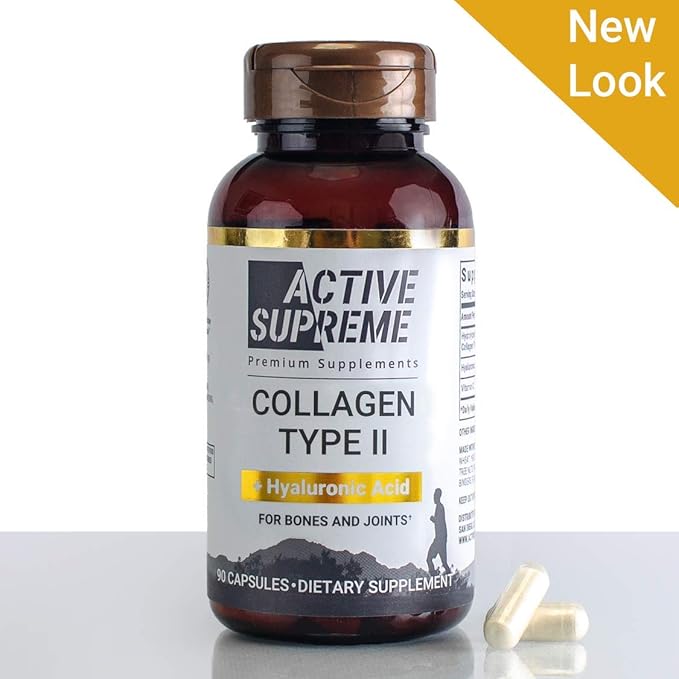 Type 2 Collagen for Joint Support | Grass-Fed Hydrolyzed with Hyaluronic Acid & Vitamin C | Joint Health & Cartilage Support