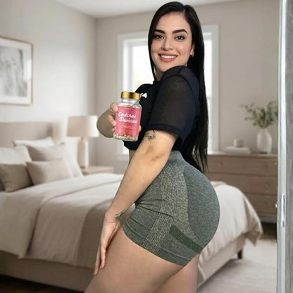 Caderas Divinas : Bigger Booty & Wider Hips – Aguaje + Maca Pills with Moringa & Saw Palmetto – 4 Super Ingredients for Natural Curve Growth – by CurvyFruit – 60 Capsules