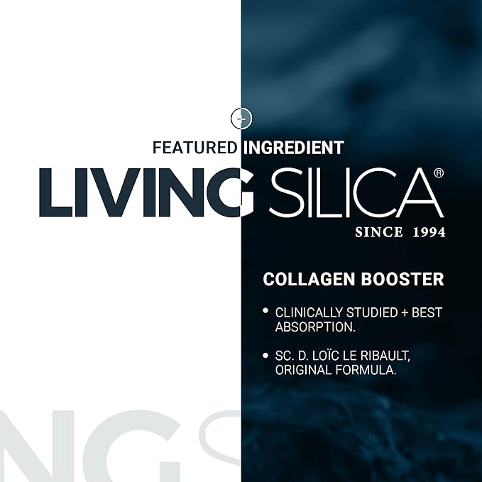 Living Silica ORGONO Silica Drops – Travel Size | Vegan & Mineral-Based Formula | 100mL