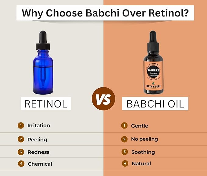 Earth N Pure Babchi Oil (Bakuchi Oil) Cold Pressed, Natural & Therapeutic Grade with Glass Dropper - 100 ml