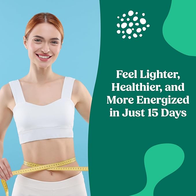 ColonBroom 15 Day GLP-1 Colon Cleanse & Detox Cleanse for Weight Management with Probiotics & Magnesium | Reduce Bloating & Boost Metabolism & Digestion - Effective Gut Cleanser Detox for Women & Men
