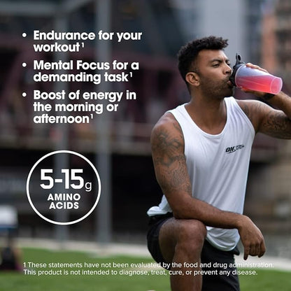 Optimum Nutrition Amino Energy - Pre Workout with Green Tea, BCAA, Amino Acids, Keto Friendly, Green Coffee Extract, Energy Powder - Orange, 9.5 Ounce, 30 Servings (Packaging May Vary)