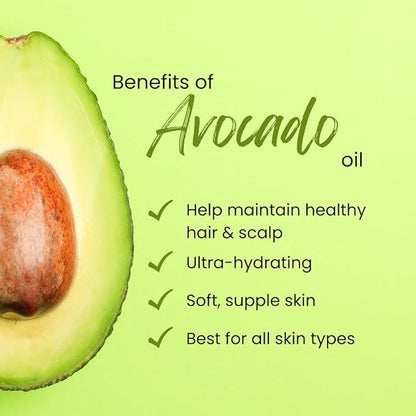 GreenHealth Avocado Carrier Oil – 4 fl oz (118 ml) Plastic Bottle w/Cap – 100% Pure Carrier Oil