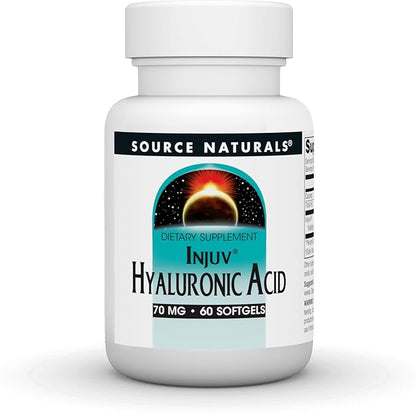 Source Naturals Hyaluronic Acid Injuv 70mg - 60 Softgels