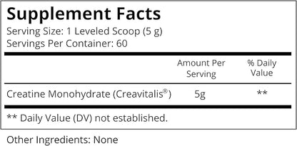 REVANTA Creatine Monohydrate Powder Cognitive & Lean Muscle Support Supplement for Women, Men Cellular Energy for Memory, Focus, Strength & Healthy Aging Professional Grade, Unflavored (300 Grams)