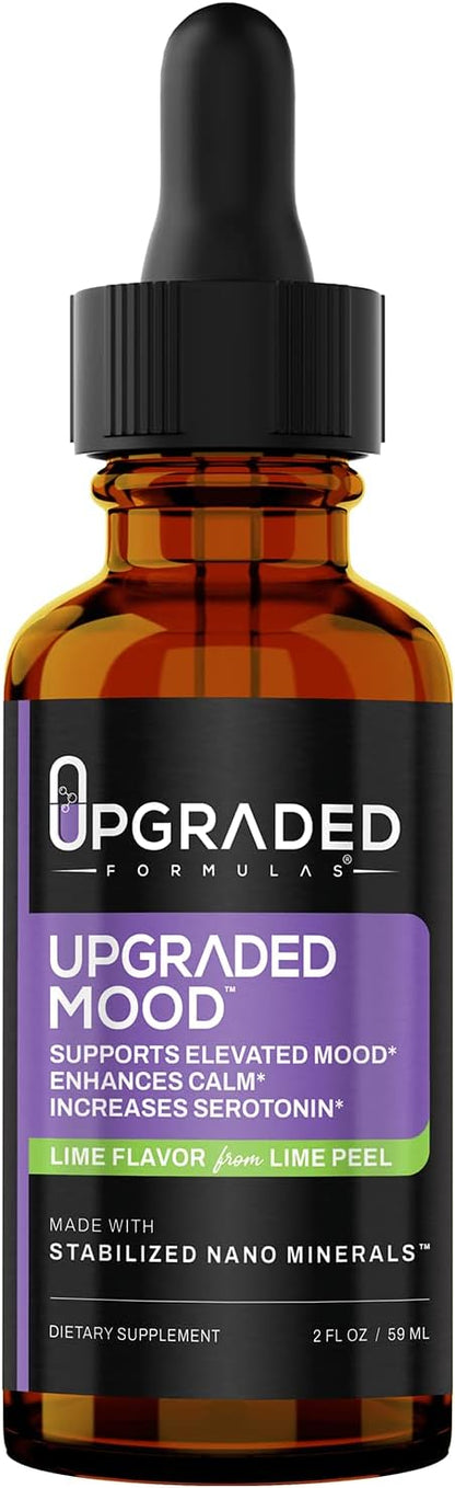 Upgraded Formulas Mood Support Supplement - Feel Calm and Uplifted All Throughout The Day, 2 fl oz