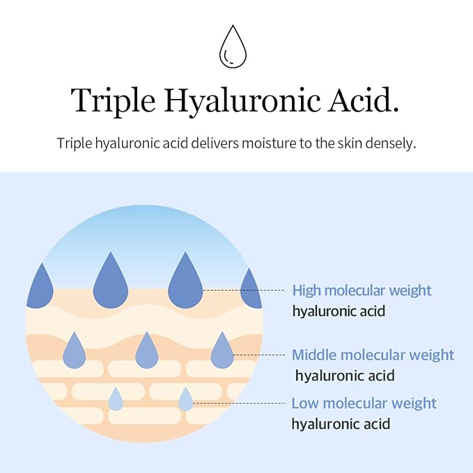 mixsoon Glacier Water Hyaluronic Acid Serum-Deep Hydration and Cooling for Face, Refreshing Lightweight Texture 100ml / 3.38 fl.oz. Korean Glass Skin Care