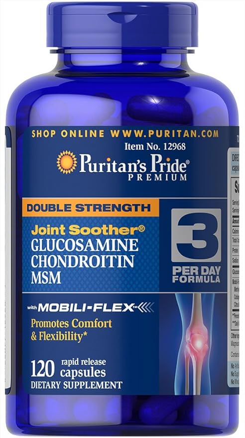 Puritan's Pride Glucosamine, Chondroitin & MSM-3 Per Day Formula
