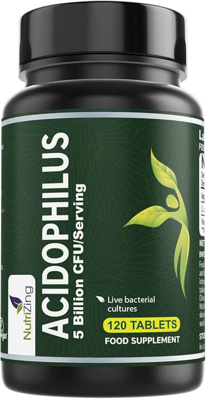 NutriZing High Strength Lactobacillus Acidophilus 5bn CFU/Serving
