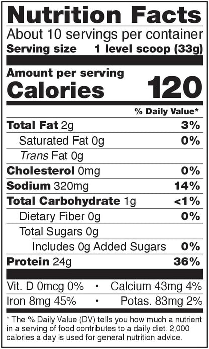 NOW Foods Sports Nutrition, Pea Protein 24 g, Easily Digested, Unflavored Powder, 12-Ounce