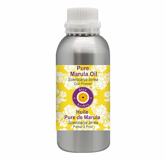 Deve Herbes Pure Marula Oil (Sclerocarya birrea) Cold Pressed 1250ml, (42 oz)