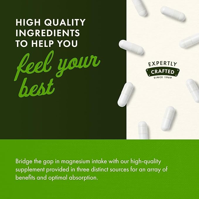 Swanson Triple Magnesium Complex - Mineral Supplement - Natural Support - Featuring Citrate, Oxide & Aspartate - (300 Capsules, 400mg Each, 4 Pack)