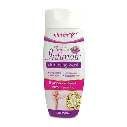 Feminine Wash – 11.8Fl Oz Feminine Intimate Cleansing Wash – Ultra-Gentle Chamomile Formula – pH Balanced – Unpleasant Odor Block – Ideal for All-Day Freshness