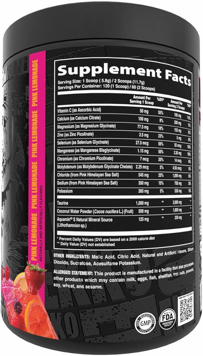 Ekkovision Ekkolyte 120 Servings Pink Lemonade