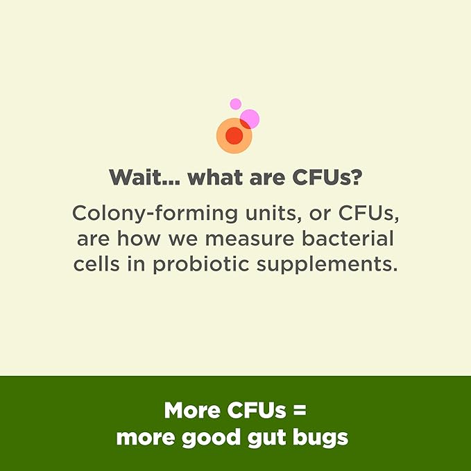 OLLY Big 10 Probiotic, Supports a Healthy Gut Microbiome,* 10 Billion CFUs, 30 Day Supply - 30 Count