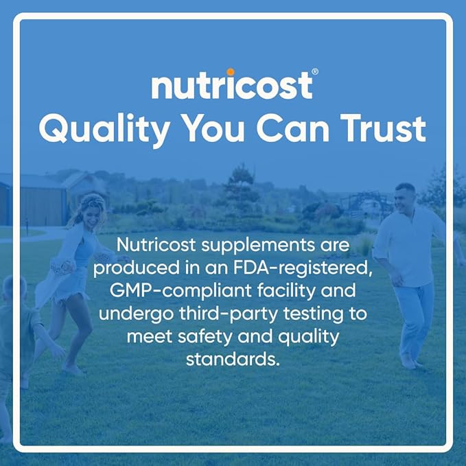 Nutricost N-Acetyl L-Cysteine (NAC) 600mg, 180 Capsules - Non-GMO, Gluten Free (Pack of 2)
