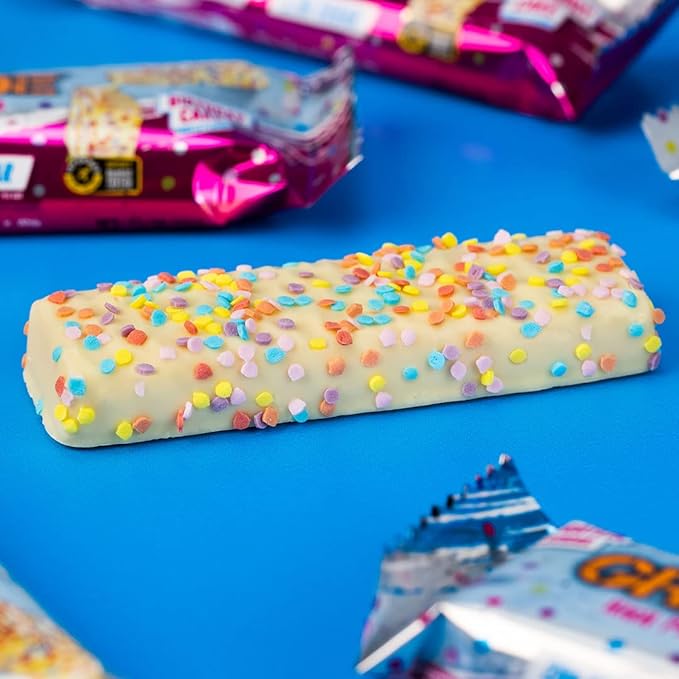 Grenade Carb Killa High Protein and Low Sugar Candy Bar, 12 x 60 g - Birthday Cake