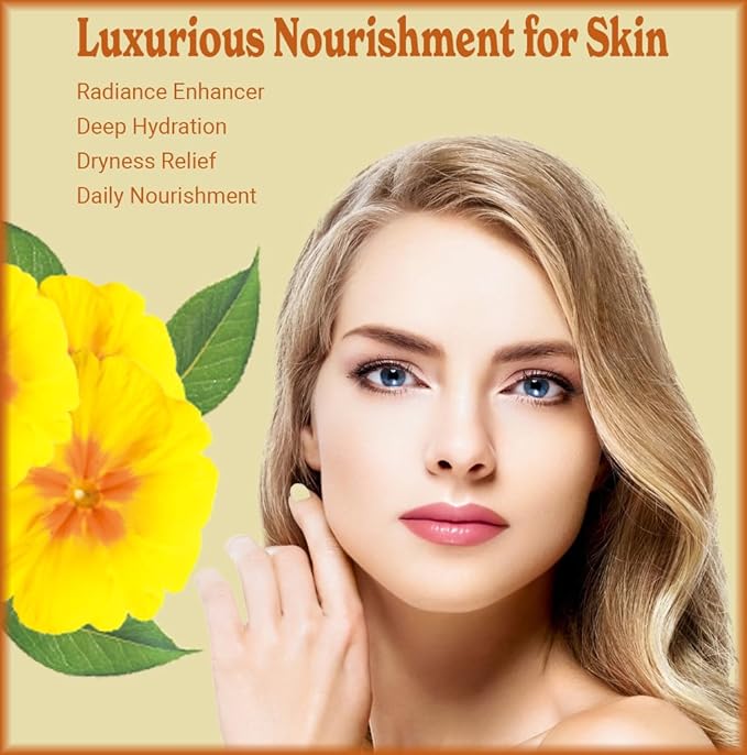 Natural Born Oils Evening Primrose Oil, 1 Gallon, Organic, Cold-Pressed, Vitamins & Minerals, Deep Skin Care, Hair Vitality
