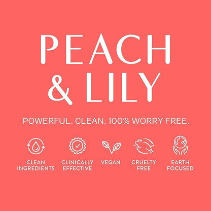 Peach & Lily - Glass Skin Refining Serum for Face (1.35 ounces) - Hyaluronic Acid Niacinamide Serum - Sensitive Skin - Vitamin B3, Peach & Yam, Peptides - Self Care, Vegan, Cruelty Free, Korean Beauty