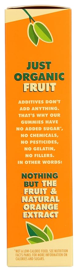 SOLELY - Organic Mango & Orange Whole Fruit Gummies (Pack of 2 Box, 5 Bags per Box) - Real Fresh Fruit - Healthy Snacks for Adults & Kids - Non GMO, Vegan Snacks, Shelf Stable - 5 Bags (3.5 oz)
