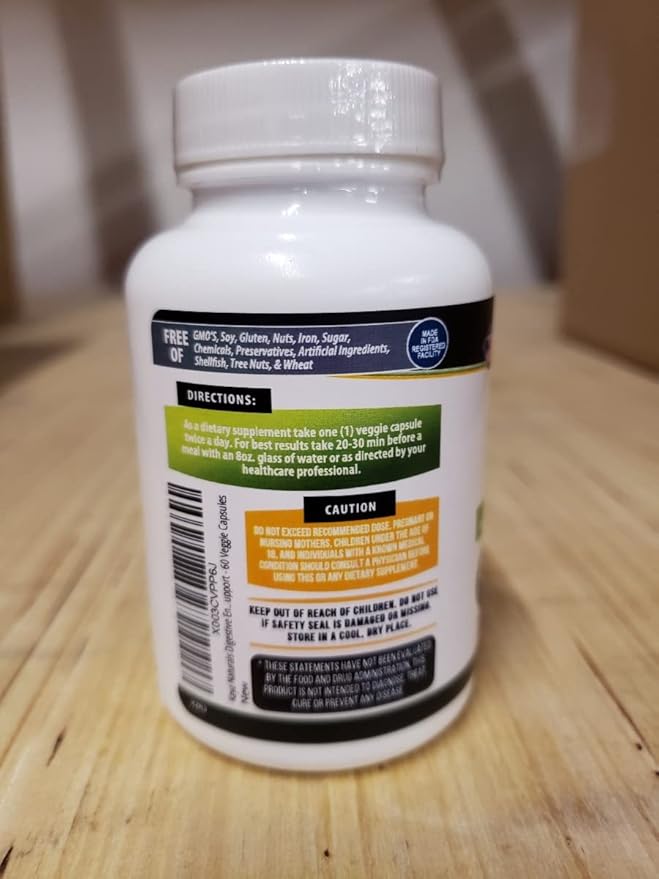 Kaya Naturals Digestive Enzymes with Prebiotics & Probiotics - Constipation & Bloating Relief Pills for Women & Men - Aids Immune Function - Digestion Support - 30 Veggie Capsules (Pack of 2)