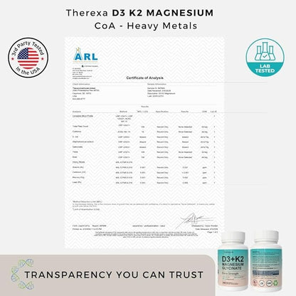 Vitamin D3 K2 Magnesium Supplement - Extra Strength with 10000 IU Vitamin D3, Magnesium Glycinate and 200 mcg K2 MK-7 Vitamin Supplements Complex, for Women & Men - 300 Softgels