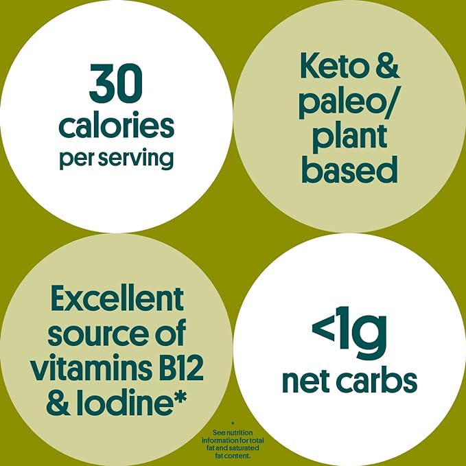 Gimme Seaweed Organic Premium Roasted Seaweed Snacks, Extra Virgin Olive Oil, 6 Count, Keto, Vegan, Gluten-Free, Great Source of Omega3s and Iodine, Healthy On-The-Go Snack for Kids and Adults