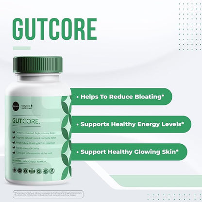 Sequente GutCore – Daily Probiotic & Botanical Gummy with Bacillus Coagulans, Chicory Root, Ginger, Lion’s Mane & Herbal Blend – Non-GMO, Stimulant-Free Formula –30 Gummies, 1 Month Supply