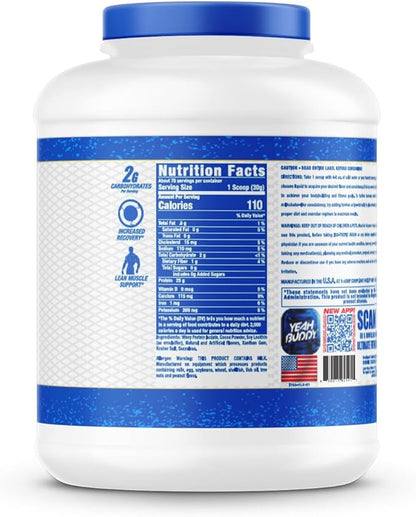 Ronnie Coleman 5lbs Chocolate Whey Isolate Protein Powder | 25g Protein with 75 Servings | German Chocolate Cake Pre Workout Powder for Men & Women, Low Sugar Supplement for Lean Muscle Support