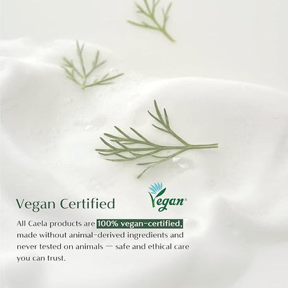 CAELA Feminine Wash Foam Fairgreen, pH-Balanced Intimate Cleanser for Women, Triple Lactobacillus Ferment Complex, Vegan K-Beauty with Green Tea & Mugwort, Sulfate-Free, 5.07 Fl Oz
