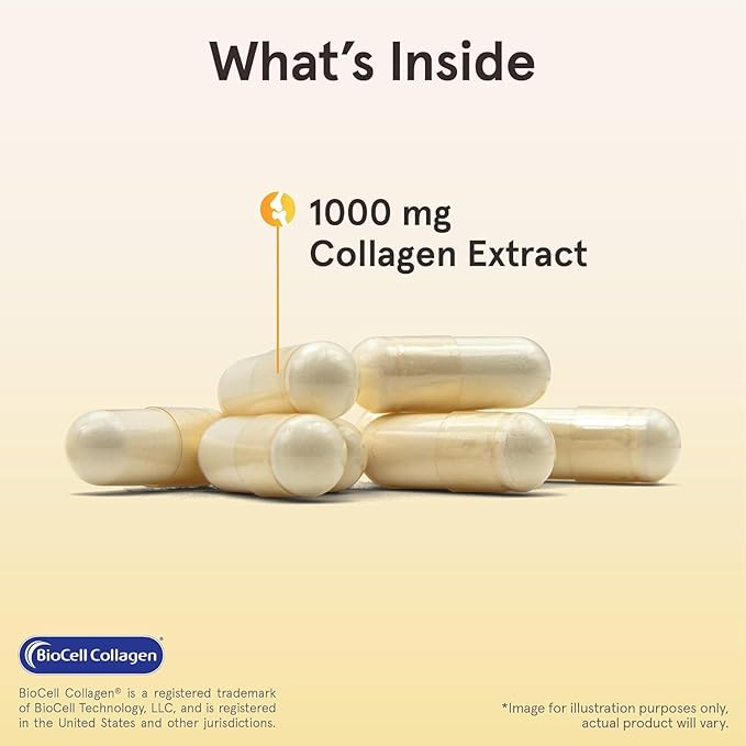 Jarrow Formulas® Type II Collagen Complex 1000 mg Supplements, Supports Skin and Joint Health, 60 Capsules, 30 Day Supply (Pack of 2)