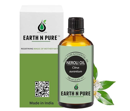Earth N Pure Neroli Essential Oil Natural and Therapeutic Grade 100 ml