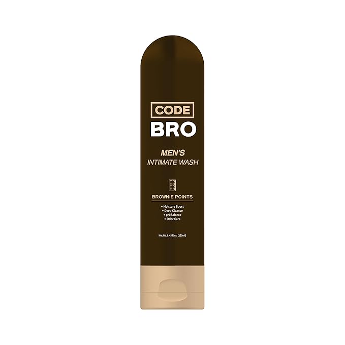 Men's Intimate Wash Brownie Point - Shower Stuff for Men (250ml, 8.45 fl oz)