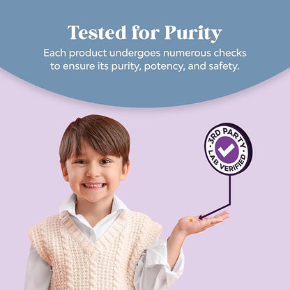 Kids Immunity Support Gummies - Delicious Vitamin C with Zinc and Echinacea Immune Booster Gummies for Kids - Vegan Gluten Free and Gelatin Free Chewable Gummy Vitamin Supplement for Children