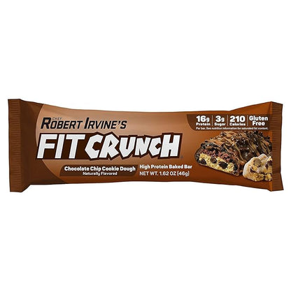 FITCRUNCH Snack Size Protein Bars, 6-Layer Baked Bar, 3g of Sugar, Gluten Free & Soft Cake Core (9 Count, Flavor Lovers)